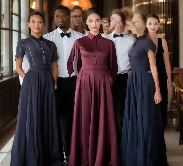 酒店餐饮部服务员服装,选择的决定 酒店餐饮部服务员服装,选择的决定