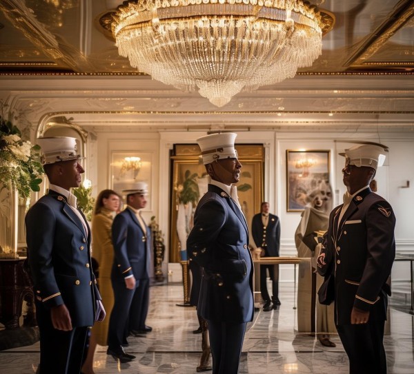 五星级酒店，礼仪之光